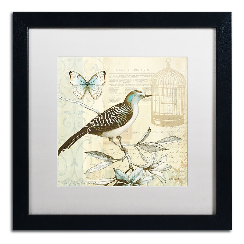 Trademark Fine Art Lisa Audit 'Freedom I' 16 x 16 Framed Art Print (WAP0258-B1616MF) image 1