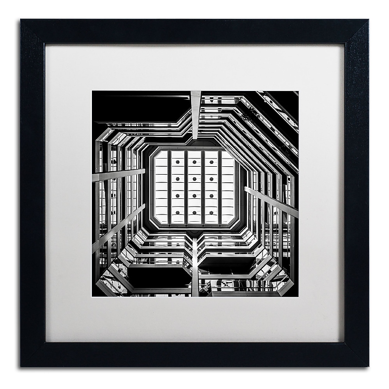 Trademark Fine Art Dave MacVicar 'Ceiling View' 16 x 16 Framed Art Print (ALI0819-B1616MF) image 1