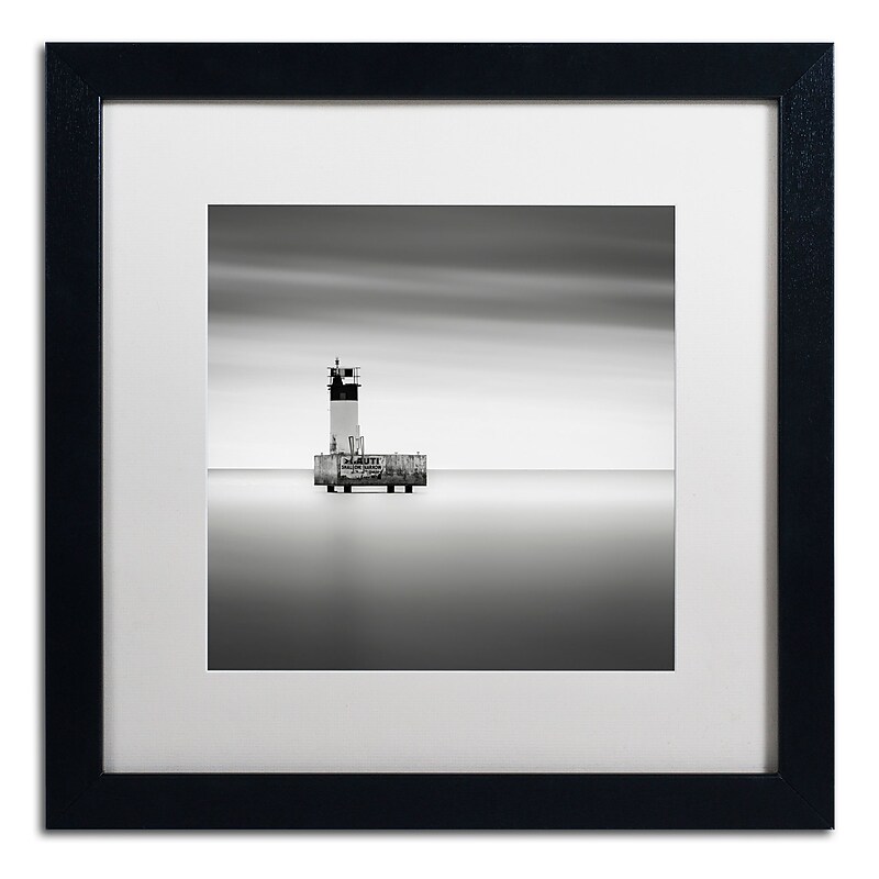 Trademark Fine Art Dave MacVicar 'Warning Sign' 16 x 16 (ALI0821-B1616MF) image 1