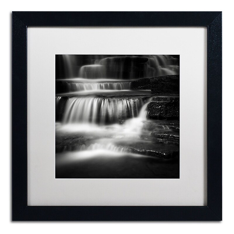 Trademark Fine Art Dave MacVicar 'Cascade' 16 x 16 Framed Art Print (ALI0825-B1616MF) image 1