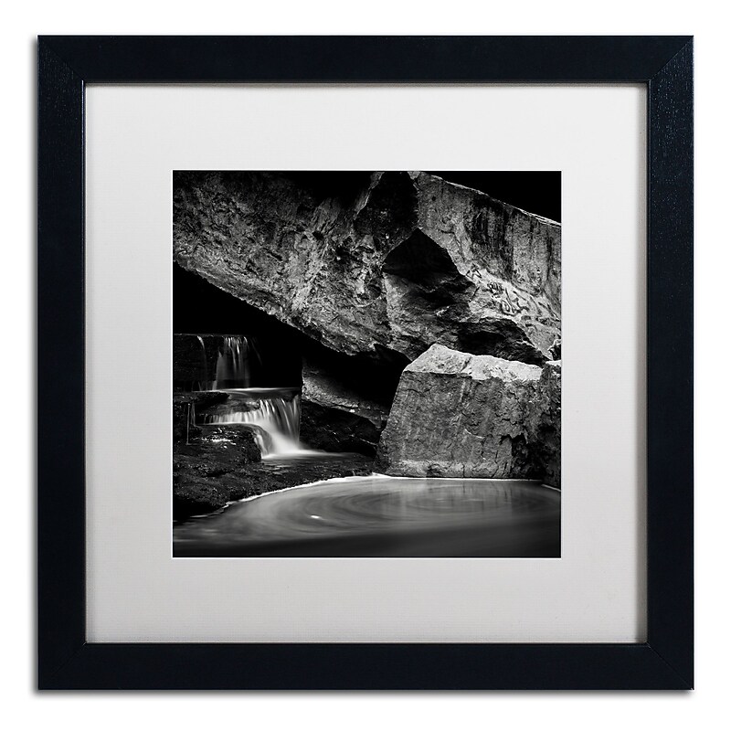 Trademark Fine Art Dave MacVicar 'Whirlpool' 16 x 16 Framed Art Print (ALI0866-B1616MF) image 1