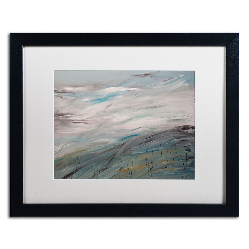 Trademark Fine Art Hilary Winfield 'Sea View' 16 x 20 Framed Art Print (ALI0722-B1620MF) image 1