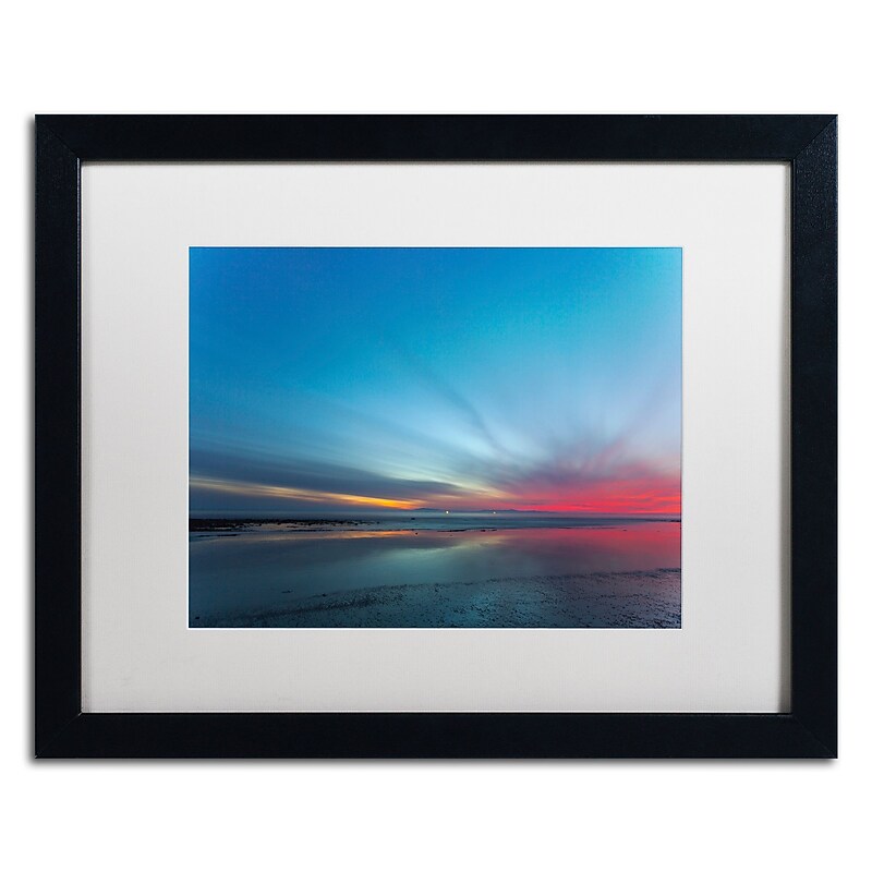 Trademark Fine Art Chris Moyer 'Blue Hour' 16 x 20 Framed Art Print (ALI0760-B1620MF) image 1