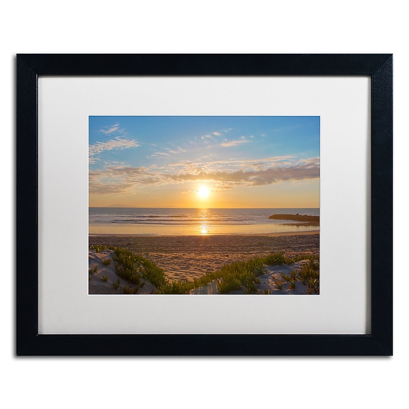 Trademark Fine Art Chris Moyer 'Pierpont Sunset' 16 x 20 Framed Art Print (ALI0766-B1620MF) image 1