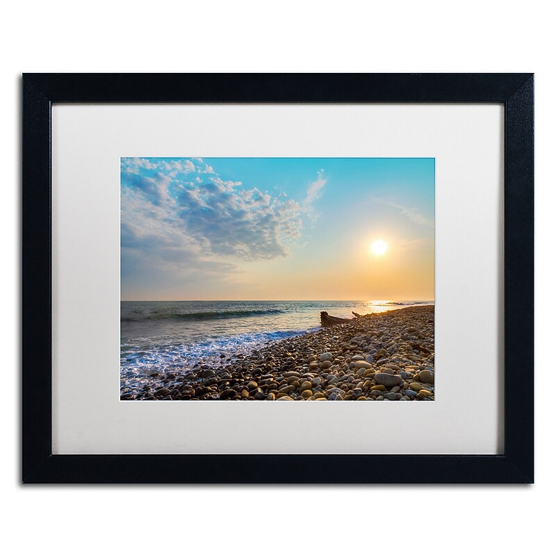 Trademark Fine Art Chris Moyer 'Rockin Sunset' 16 x 20 Framed Art Print (ALI0770-B1620MF) image 1