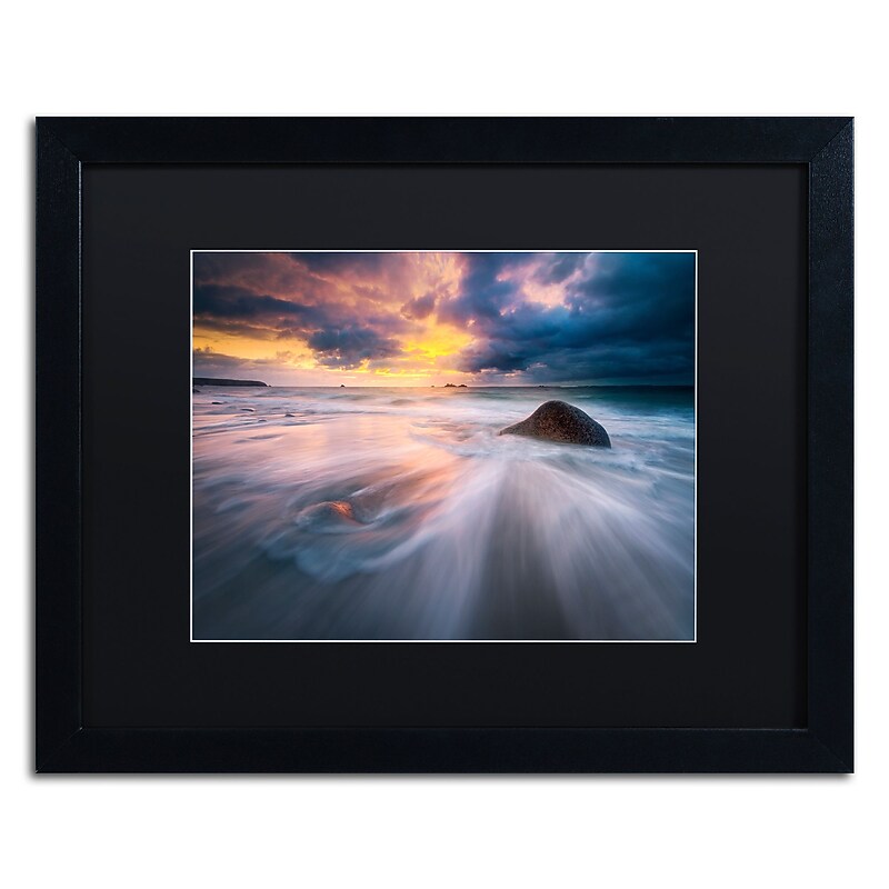 Trademark Fine Art Mathieu Rivrin 'Ocean Painting' 16 x 20 (RV0039-B1620BMF) image 1