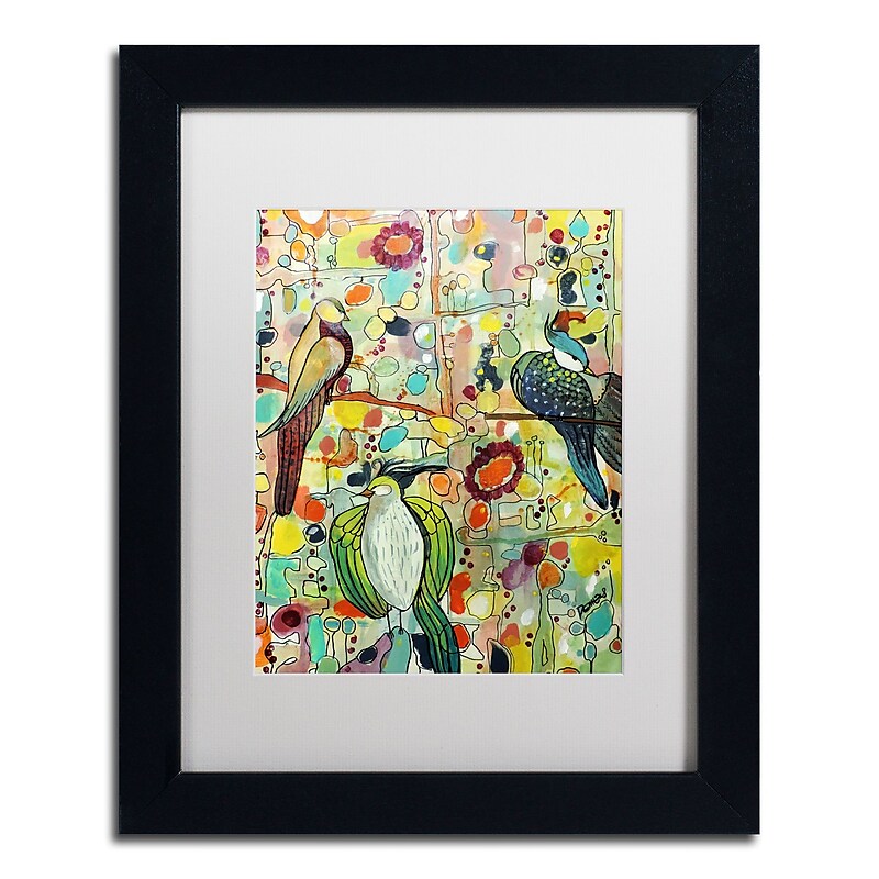 Trademark Fine Art Sylvie Demers 'Assemblace' 11 x 14 (ALI0886-B1114MF) image 1