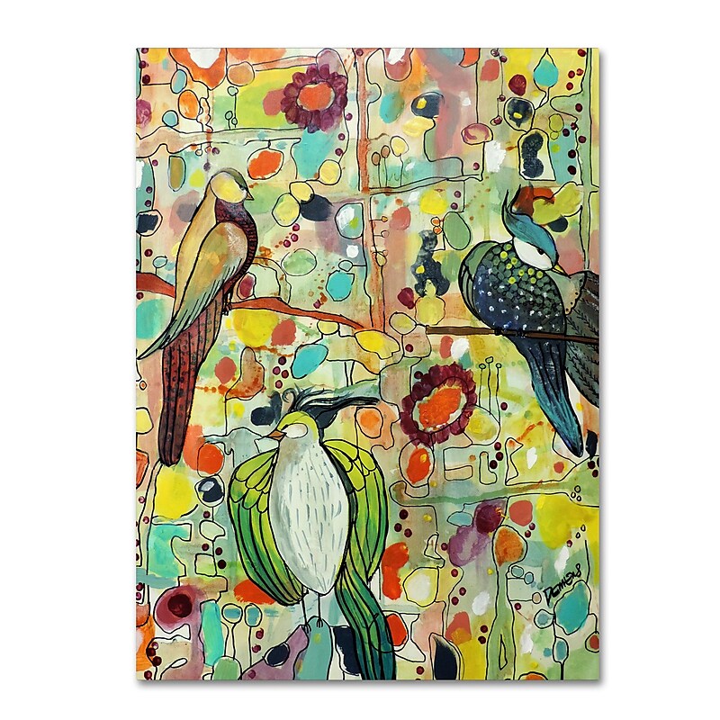 Trademark Fine Art Sylvie Demers 'Assemblace' 18 x 24 (ALI0886-C1824GG) image 1
