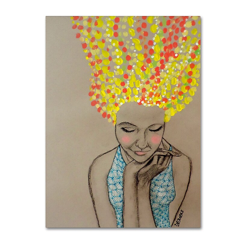 Trademark Fine Art Sylvie Demers 'Miss Sunshine' 18 x 24 (ALI0900-C1824GG) image 1