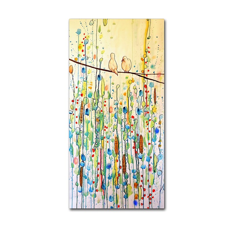 Trademark Fine Art Sylvie Demers 'Toi Et Moi' 10 x 19 (ALI0908-C1019GG) image 1