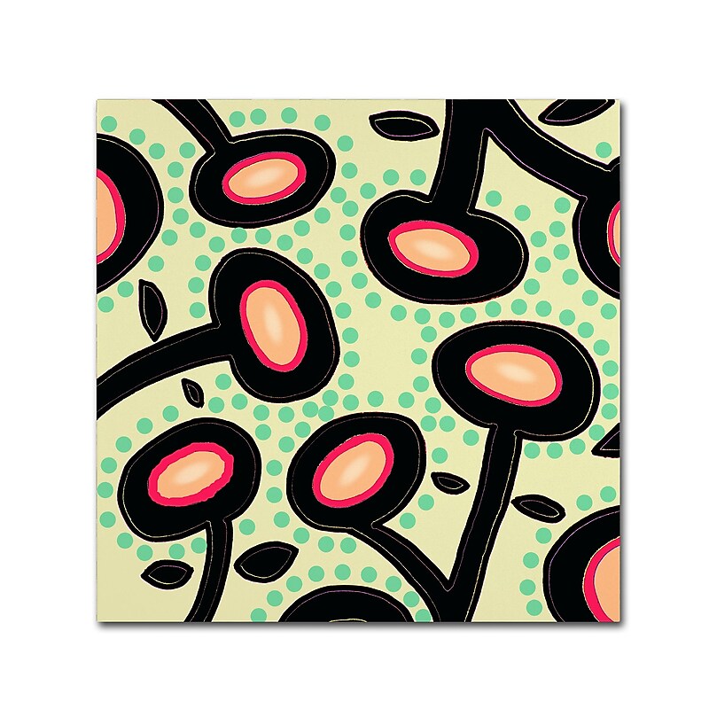 Trademark Fine Art Sylvie Demers 'Mon Jardin' 18 x 18 (ALI0913-C1818GG) image 1
