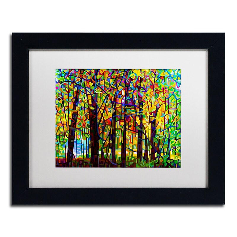 Trademark Fine Art Mandy Budan 'Standing Room Only' 11 x 14 Framed Art Print (ALI0916-B1114MF) image 1
