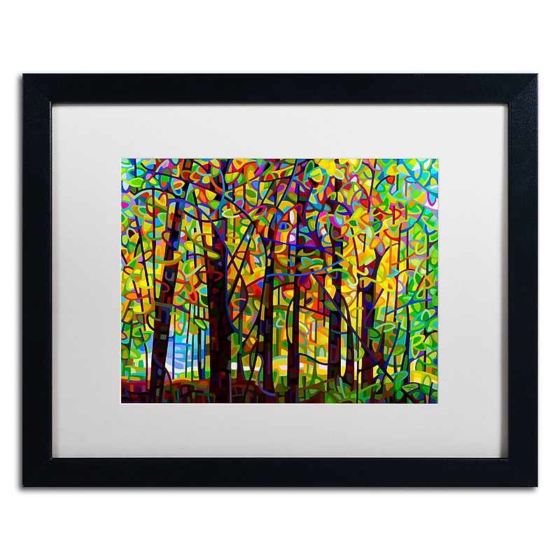 Trademark Fine Art Mandy Budan 'Standing Room Only' 16 x 20 Framed Art Print (ALI0916-B1620MF) image 1