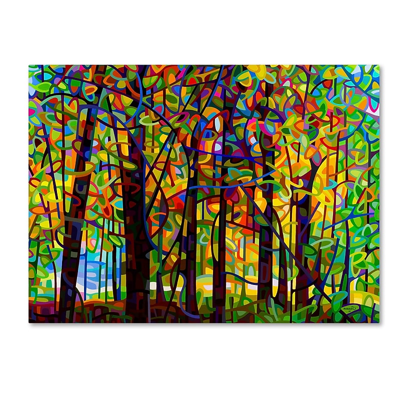 Trademark Fine Art Mandy Budan 'Standing Room Only' 14 x 19 (ALI0916-C1419GG) image 1