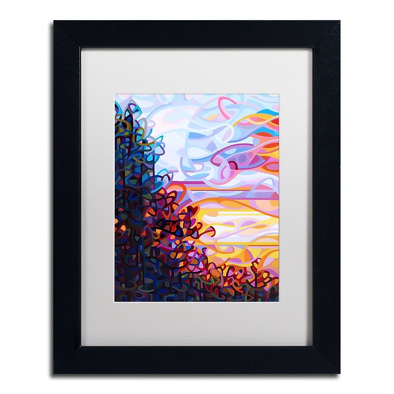 Trademark Fine Art Mandy Budan 'Crescendo' 11 x 14 Framed Art Print (ALI0918-B1114MF) image 1