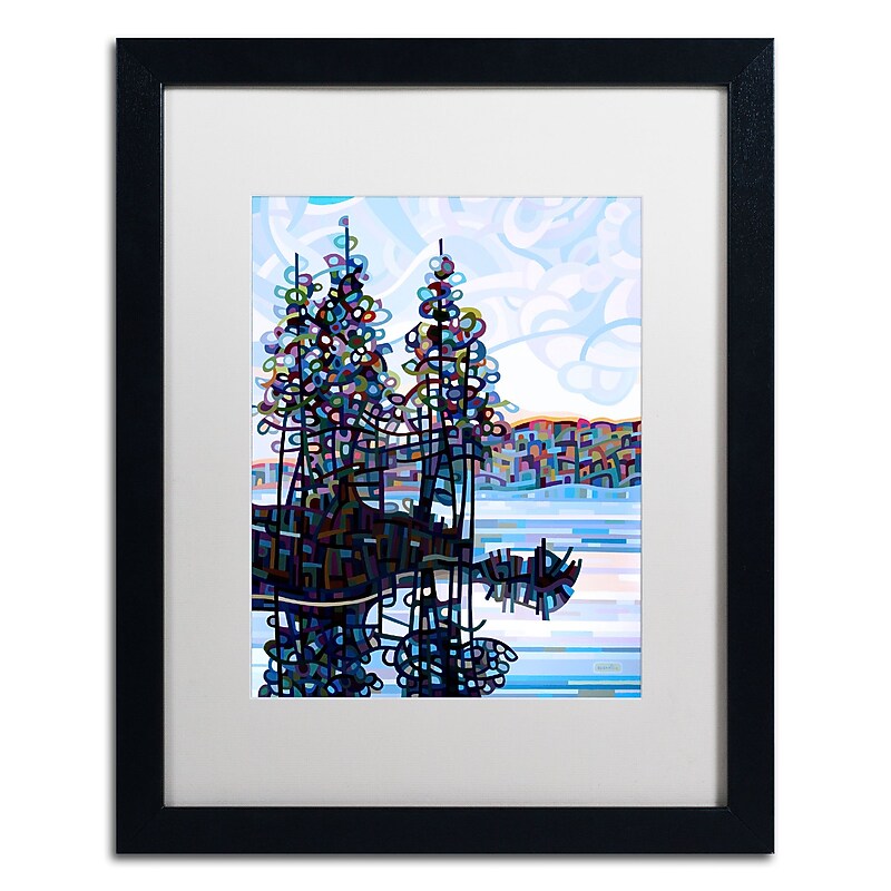 Trademark Fine Art Mandy Budan 'Haliburton Morning' 16 x 20 Framed Art Print (ALI0920-B1620MF) image 1