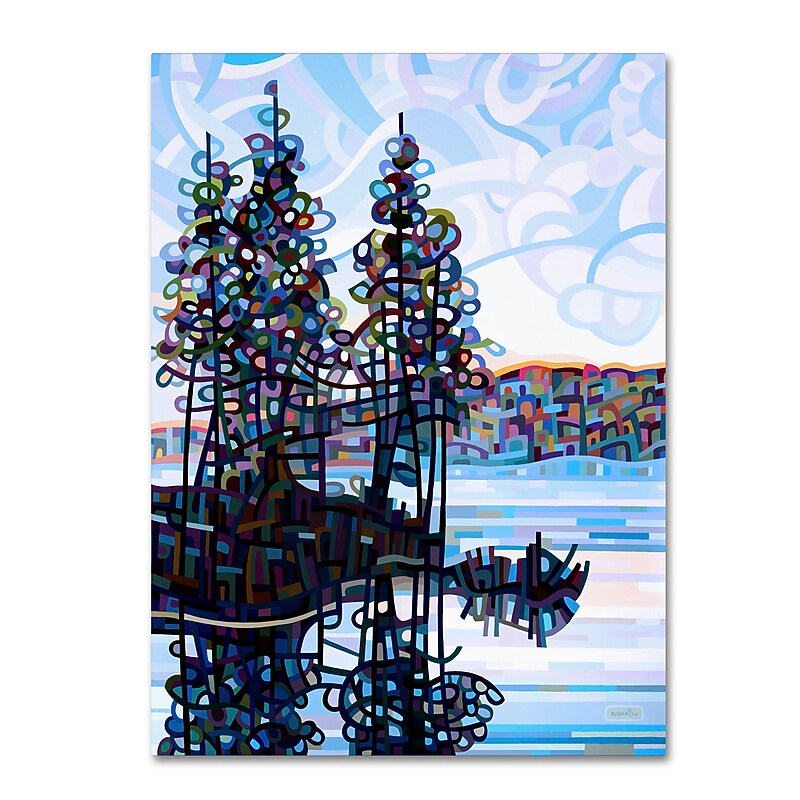 Trademark Fine Art Mandy Budan 'Haliburton Morning' 18 x 24 (ALI0920-C1824GG) image 1
