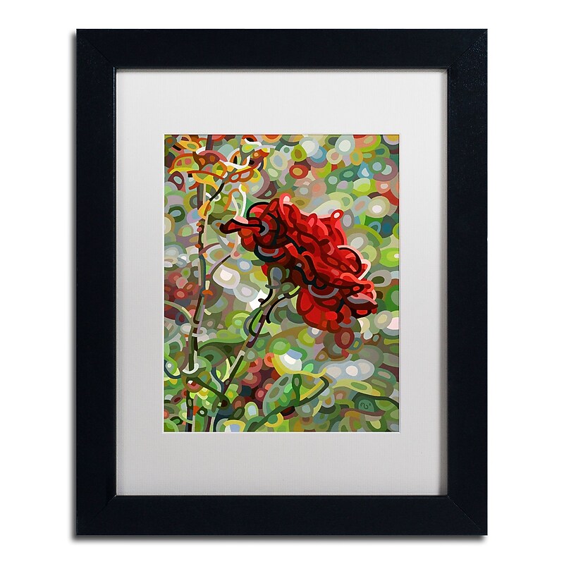 Trademark Fine Art Mandy Budan 'Last Rose Of Summer' 11 x 14 Framed Art Print (ALI0926-B1114MF) image 1