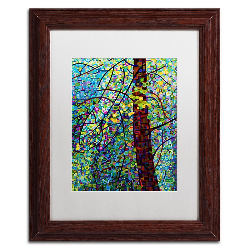Trademark Fine Art Mandy Budan 'Pine Sprites' 11 x 14 (ALI0929-W1114MF) image 1