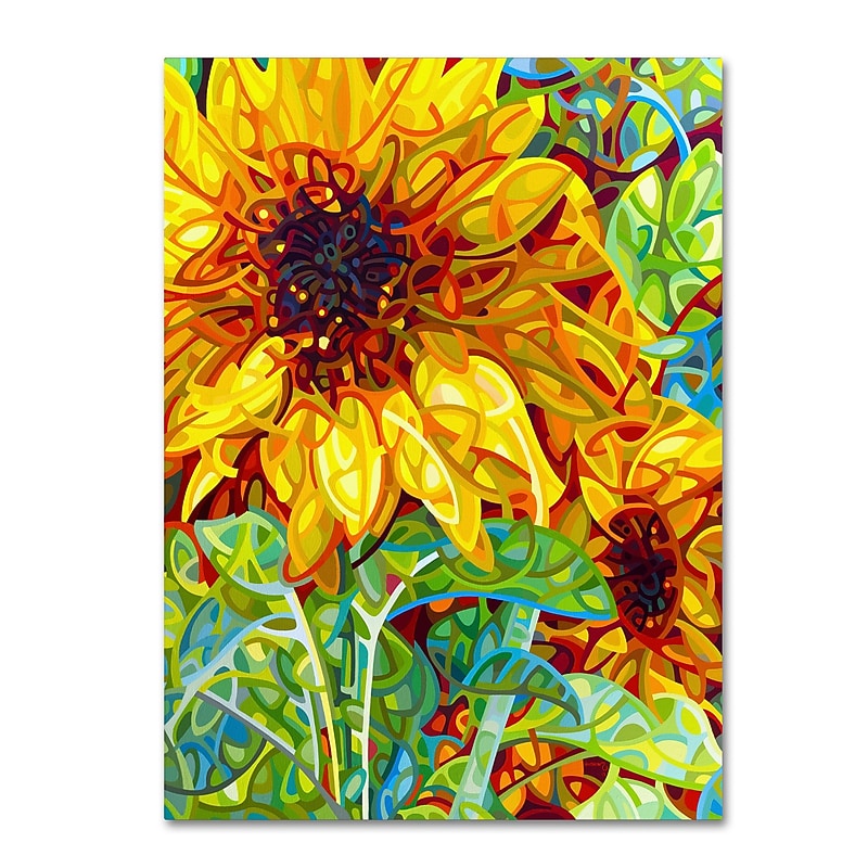 Trademark Fine Art Mandy Budan 'Summer In The Garden' 18 x 24 (ALI0934-C1824GG) image 1