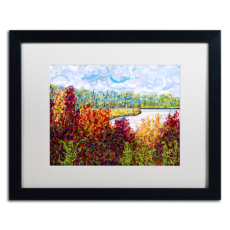 Trademark Fine Art Mandy Budan 'Summers End' 16 x 20 Framed Art Print (ALI0935-B1620MF) image 1