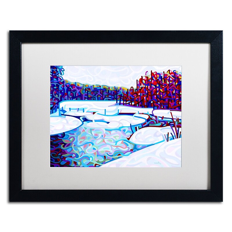 Trademark Fine Art Mandy Budan 'Thaw' 16 x 20 Framed Art Print (ALI0937-B1620MF) image 1