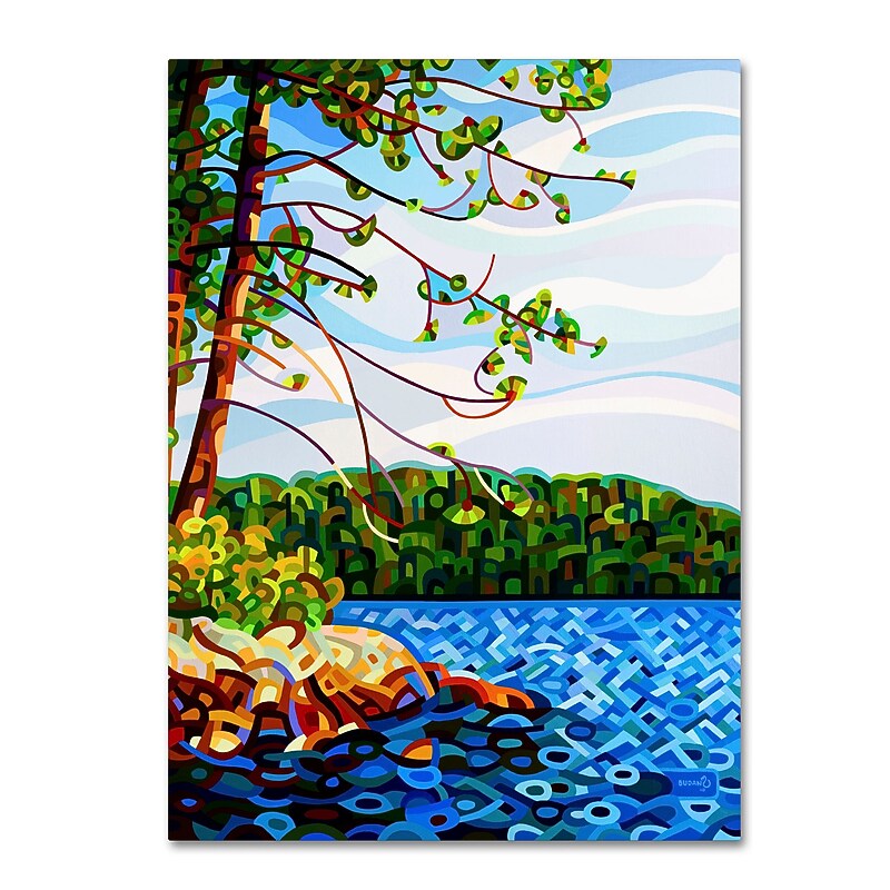 Trademark Fine Art Mandy Budan 'View From Mazengah' 14 x 19 (ALI0941-C1419GG) image 1