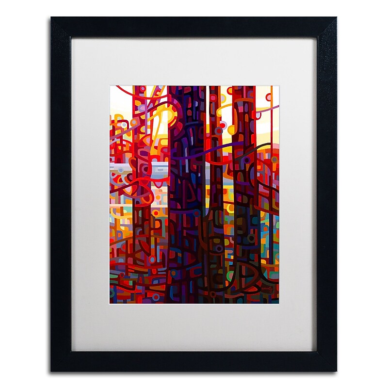 Trademark Fine Art Mandy Budan 'Carnelian Morning' 16 x 20 Framed Art Print (ALI0944-B1620MF) image 1