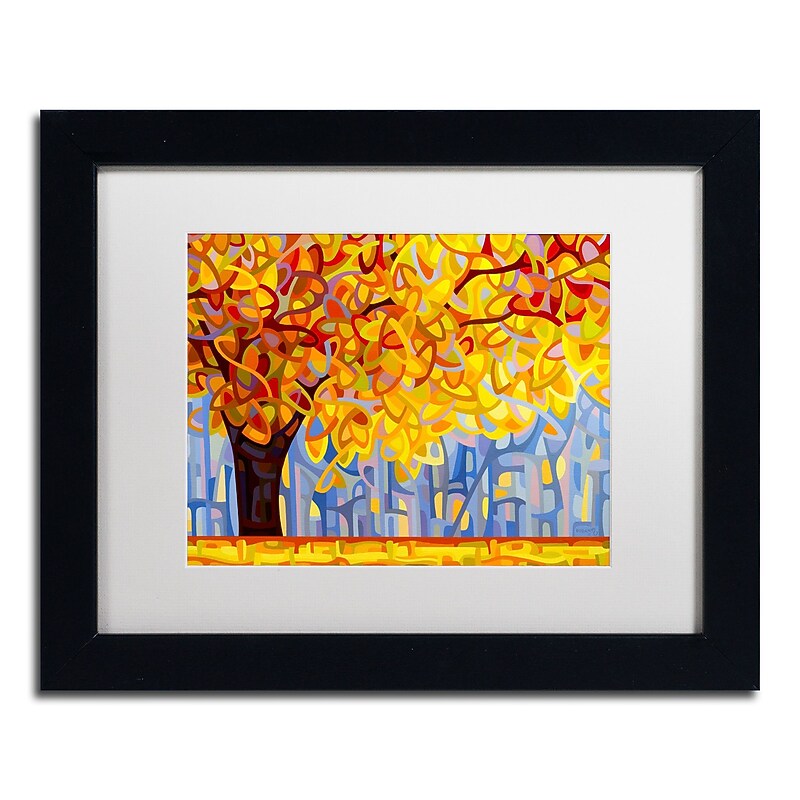Trademark Fine Art Mandy Budan 'October Gold' 11 x 14 Framed Art Print (ALI0945-B1114MF) image 1