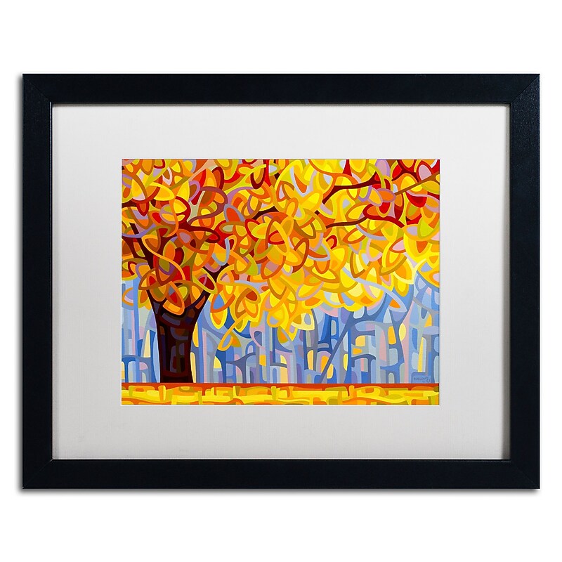 Trademark Fine Art Mandy Budan 'October Gold' 16 x 20 Framed Art Print (ALI0945-B1620MF) image 1