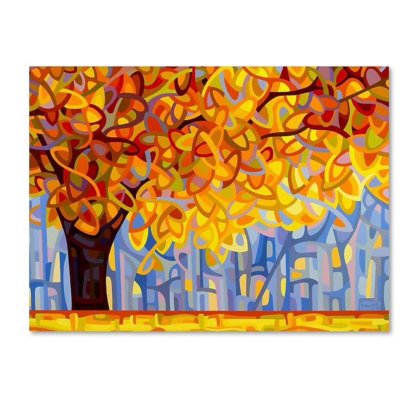 Trademark Fine Art Mandy Budan 'October Gold' 18 x 24 (ALI0945-C1824GG) image 1