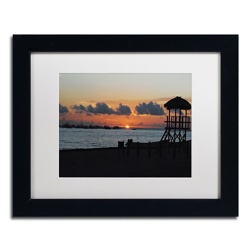 Trademark Fine Art Monica Mize 'Me Ke Aloha Pumehana' 11 x 14 (MF159-B1114MF) image 1