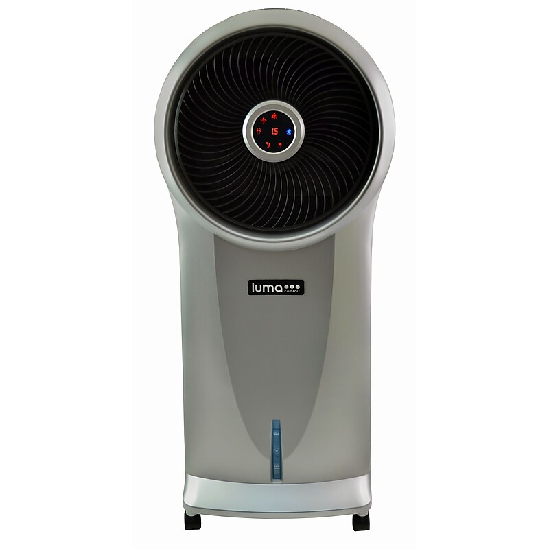 Luma Comfort Portable Evaporative Cooler with Remote, Sliver (EC110S) image 1