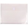 JAM Paper Standard Plastic Document File, Letter, Clear, 12/Pack (218V1CL)~#|#~m002636806_sc7