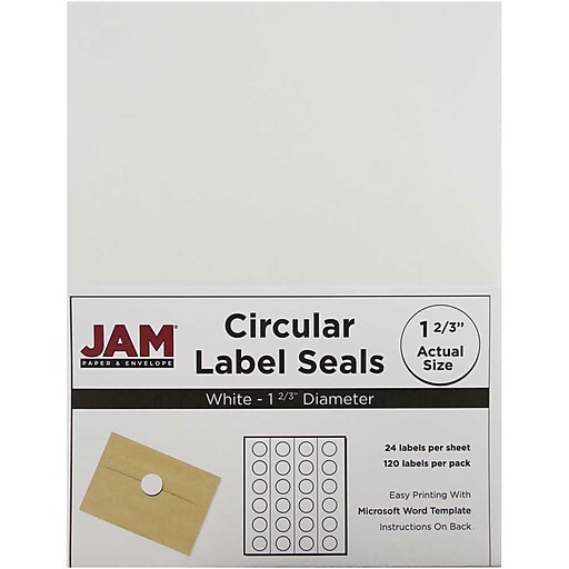 shop staples for jam paper round circle label sticker seals 1 23