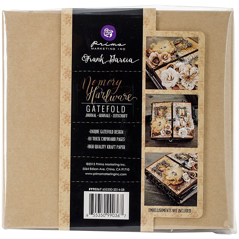 Prima Marketing 6.5" x 6.25" Scrapbooking Chipboard Pages (990367) image 1