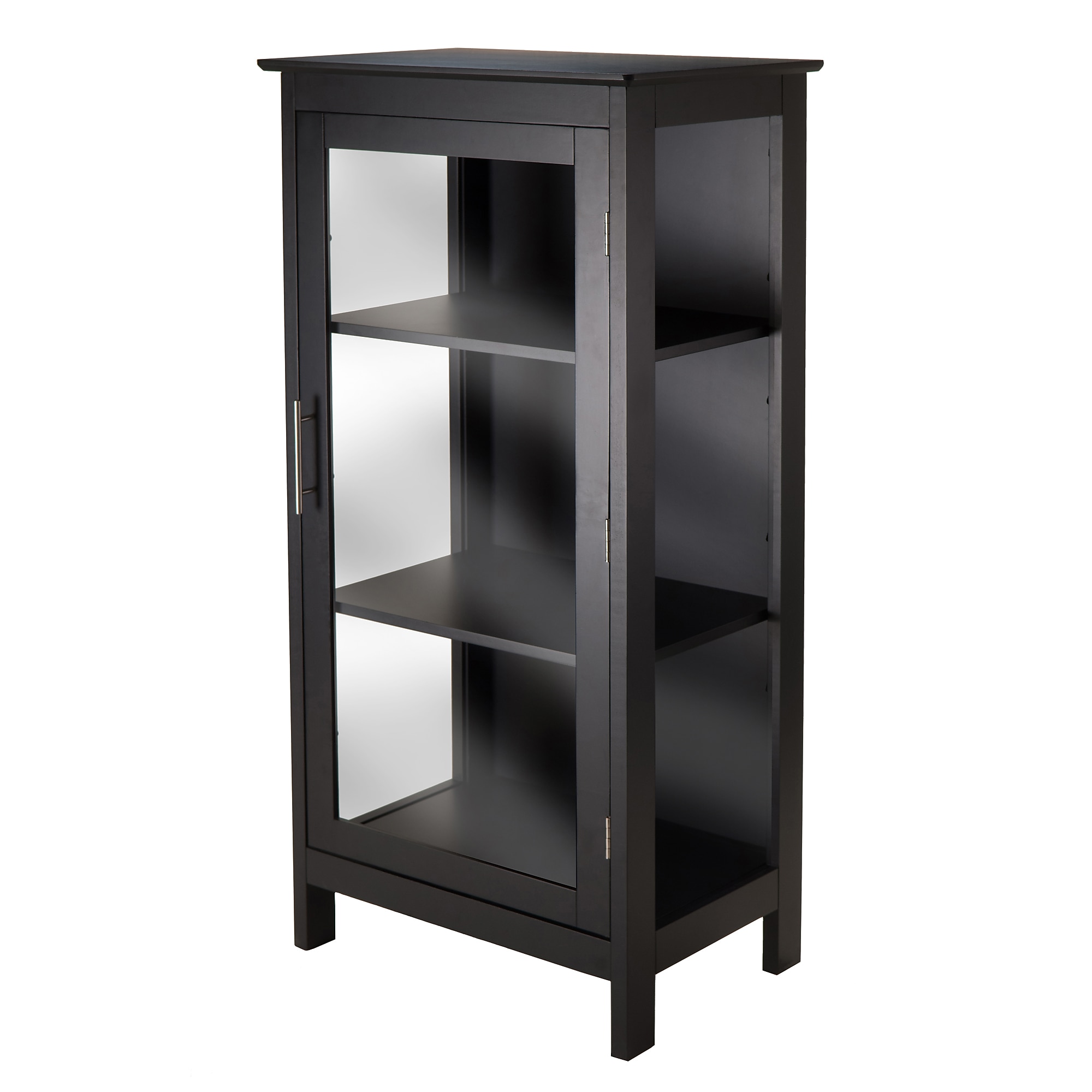 Winsome Poppy 47.24″ 3-Shelf Bookcase, Black (20523) Sansujyuku sansujyuku.com