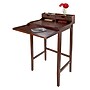 Winsome Brighton 28"W Wood Rectangular Writing Area and Hutch, Walnut (94628)~#|#~m002681001_sc7