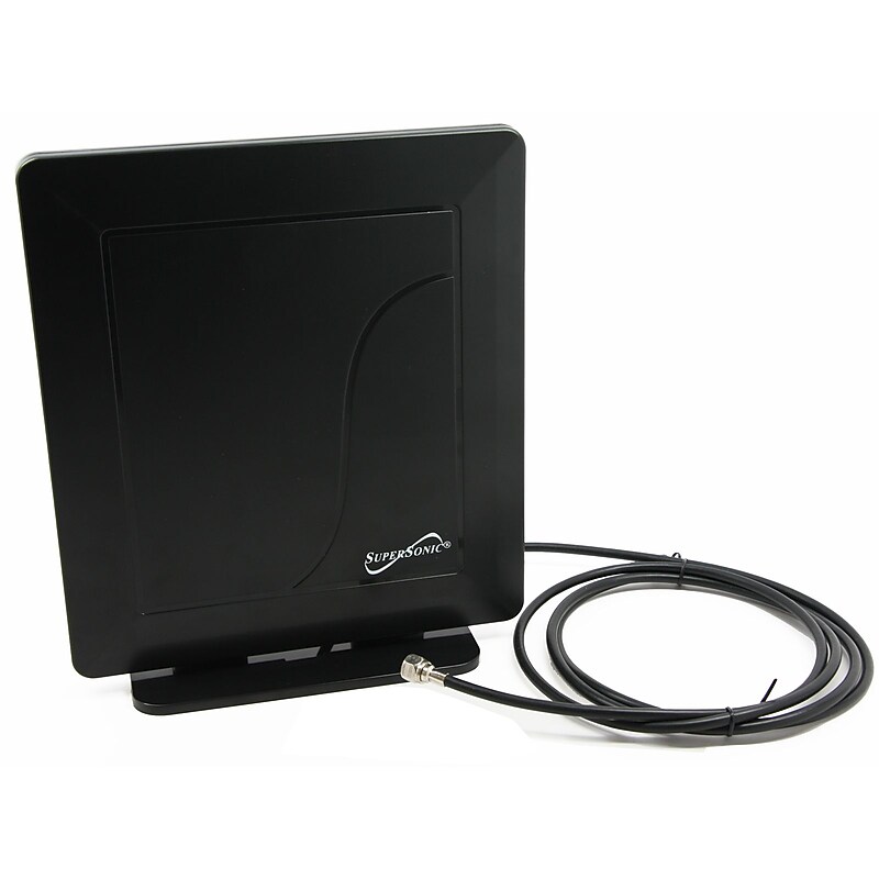 Supersonic HDTV Digital Indoor Antenna with 3.28' TV Cable, 5 dBi Gain (sc-611) image 1