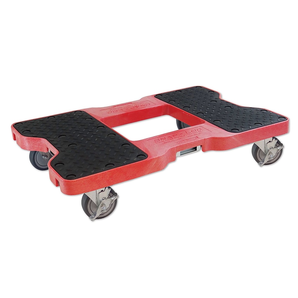 Snap Loc 7 x 20.5 x 32 Dolly With Optional E Strap Attachment and Bar; Red