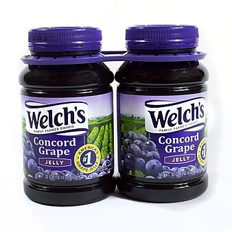 Welch's Concord Grape Jelly, 30 oz., 2/Pack (220-00446)