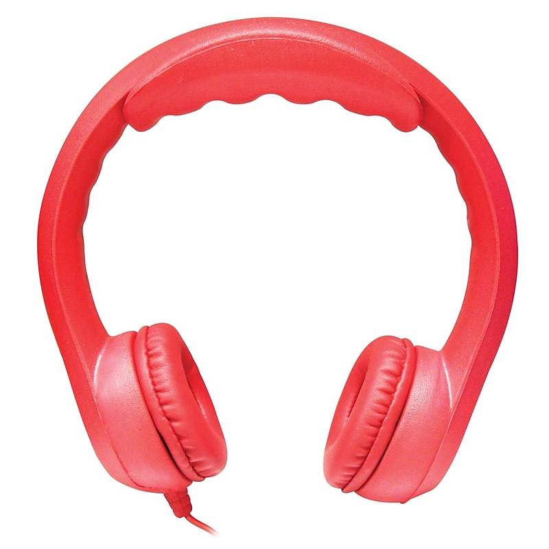 Hamilton Buhl Flex-Phones Stereo Headphones, Red (KIDS-RED) image 1