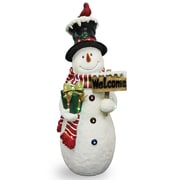 National Tree Co. Snowman w/ Sign Christmas Decoration