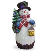 National Tree Co. Snowman Holding Tree Christmas Decoration