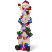 National Tree Co. Stacking Snowmen Family Christmas Decoration