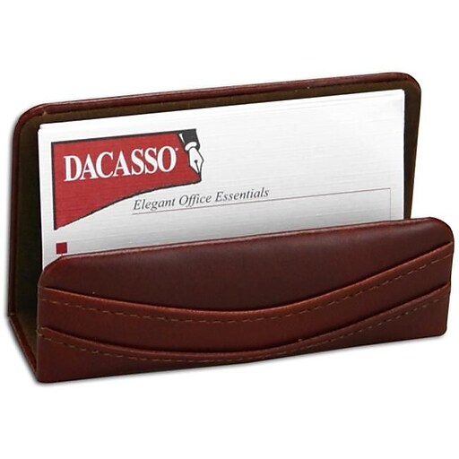 Shop Staples For Dacasso A3007 Leather Business Card Holder