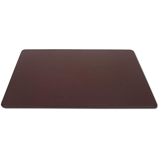 Dacasso 38 X 24 Desk Pad Without Side Rails Leather Chocolate