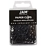 JAM Paper Small Paper Clips, Black, 3 Packs of 100 (2183750B)~#|#~m002765256_sc7