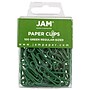 JAM Paper Small Paper Clips, Green, 3 Packs of 100 (2183752B)~#|#~m002765257_sc7