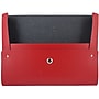 JAM Paper Leather Portfolio Case with Snap Closure, Red, 12/Carton (2233317453B)~#|#~m002765460_sc7